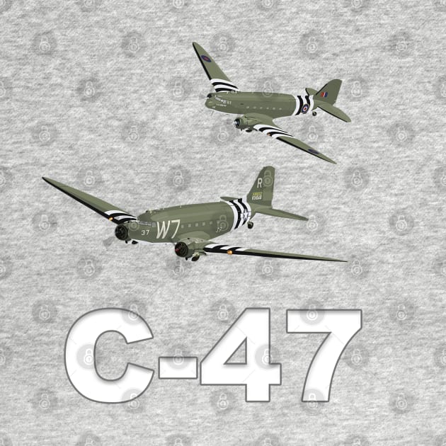 C47 Aircraft by Wayne Brant Images